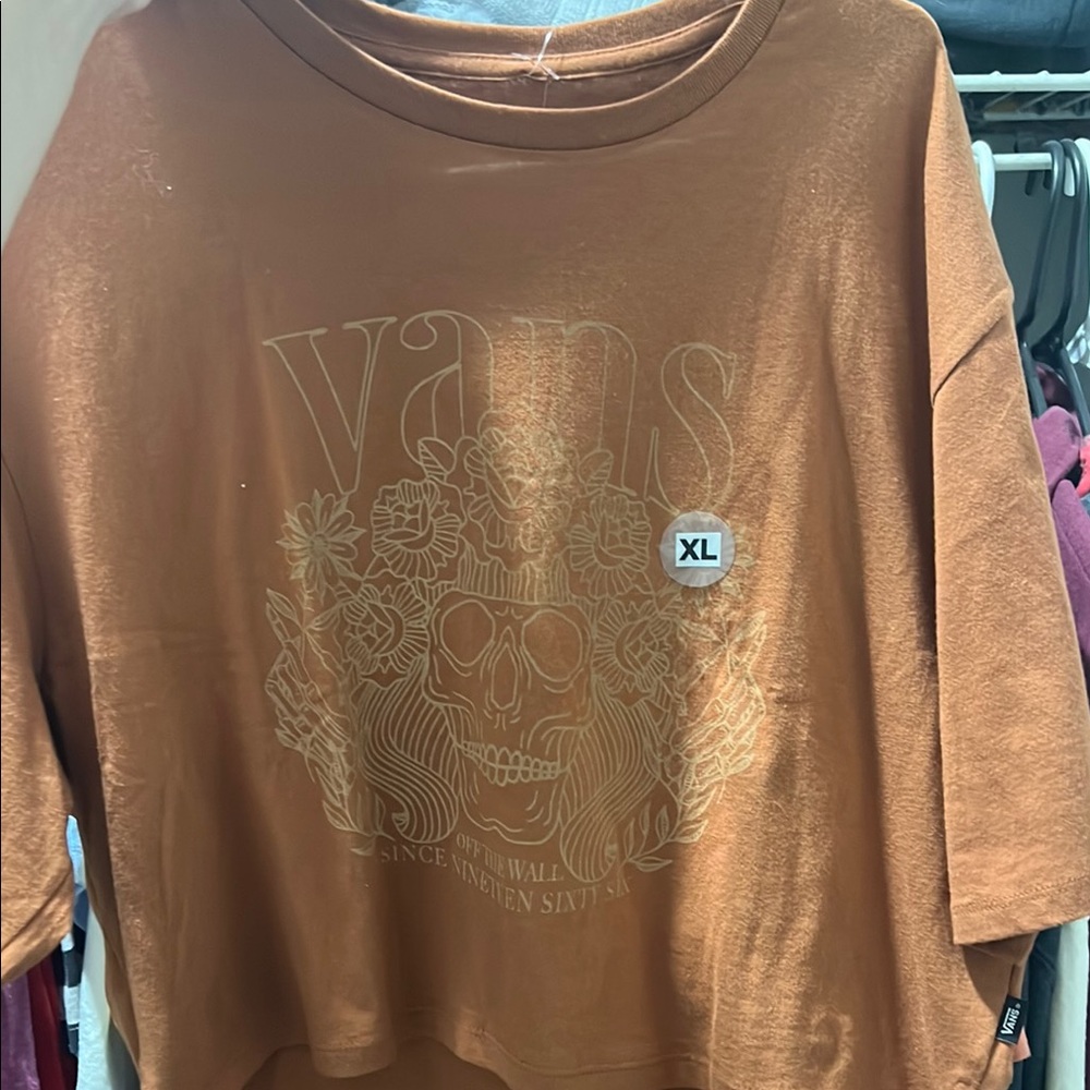 Vans Copper Skull Floral Tee XL